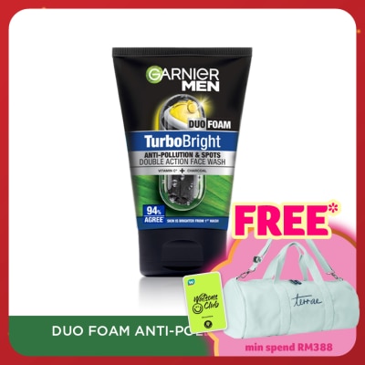 GARNIER MEN Turbobright Super Duo Foam 100ml