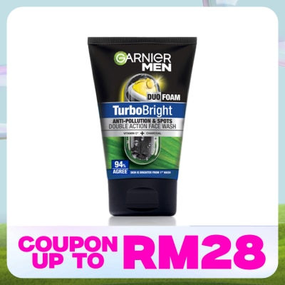 GARNIER MEN Turbobright Super Duo Foam 100ml