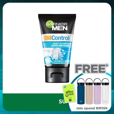 GARNIER MEN Oil Control Super Duo Foam 100ml