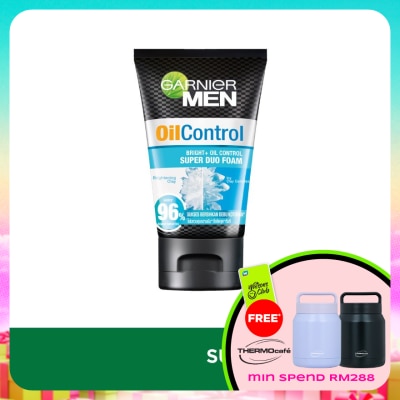GARNIER MEN - Oil Control Super Duo Foam 100ml