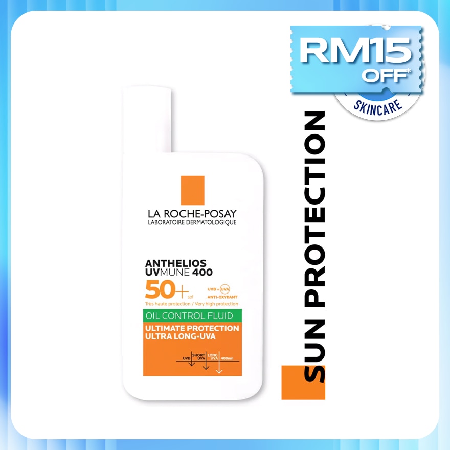 Anthelios UVM 400 Oil Control Fluid SPF 50+ 50ml