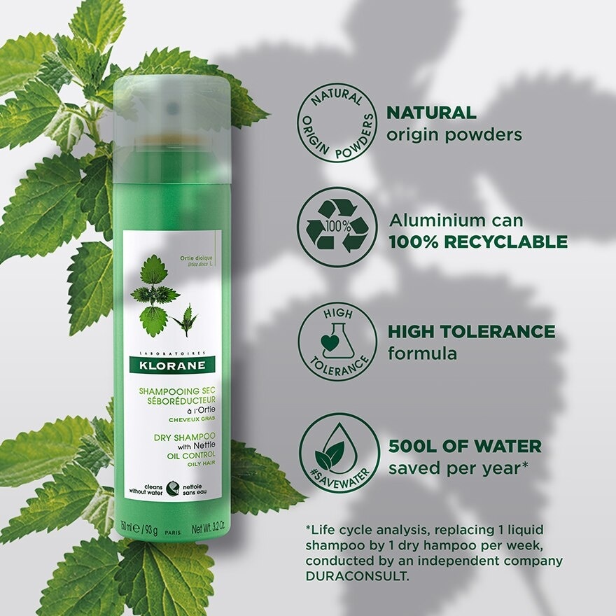 Nettle Dry Shampoo 150ml (Oily Scalp)