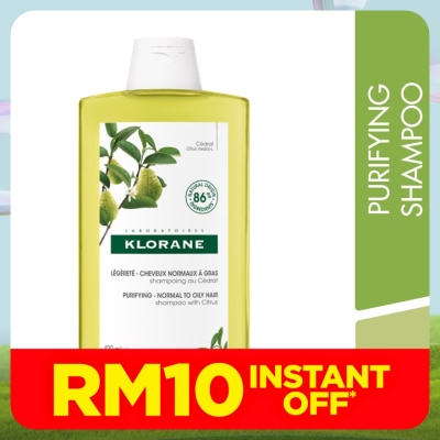KLORANE Citrus Pulp Shampoo 400ml (Oily Scalp)