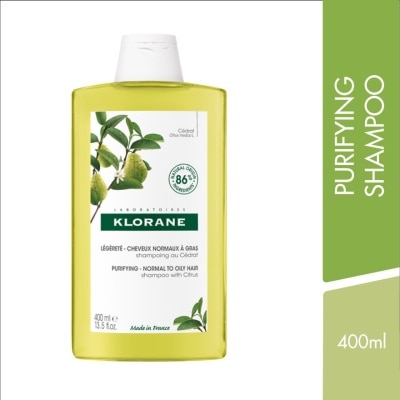 KLORANE Citrus Pulp Shampoo 400ml (Oily Scalp)