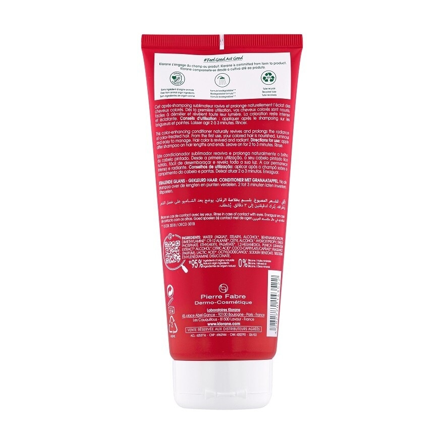 Pomegranate Conditioner 200ml  (Colored Hair)