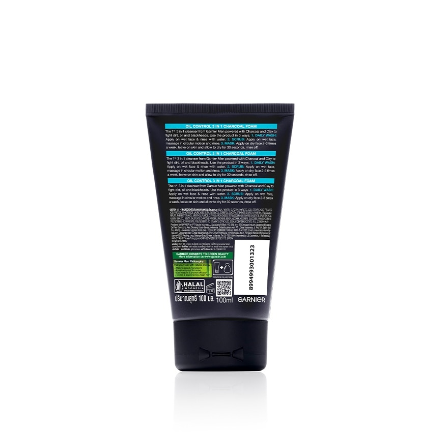 Oil Control 3 in 1 Charcoal 100ml