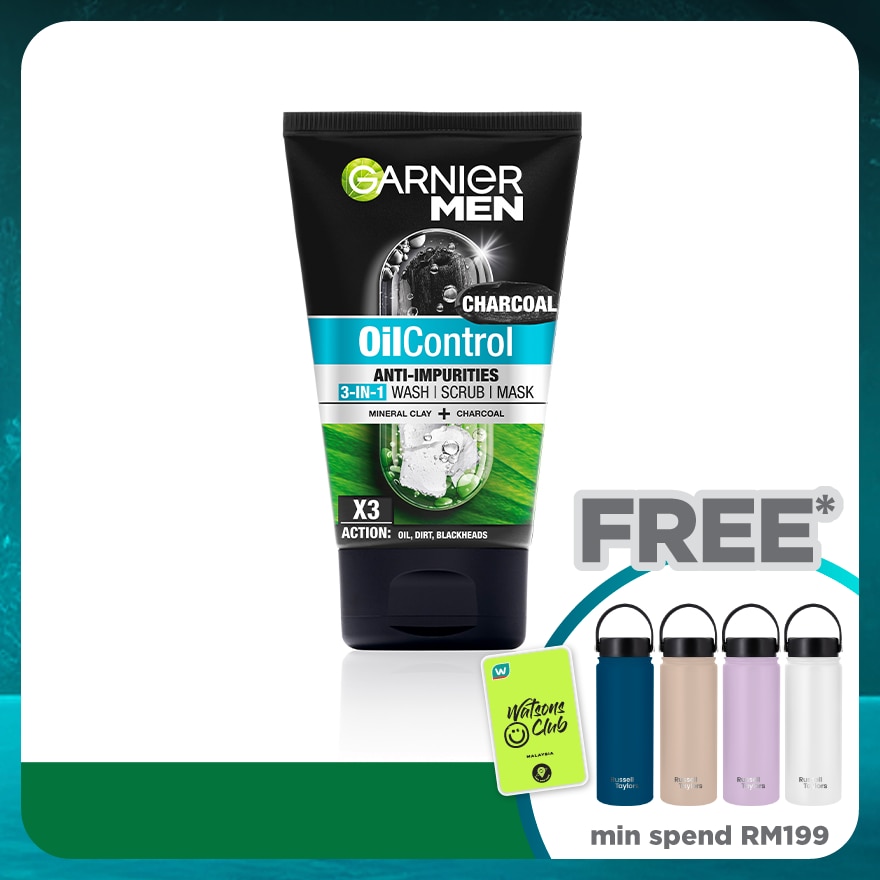 Oil Control 3 in 1 Charcoal 100ml