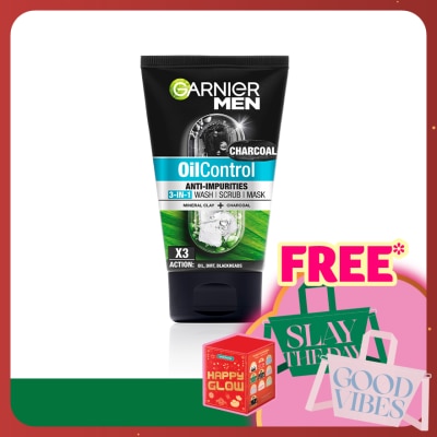 GARNIER MEN Oil Control 3 in 1 Charcoal 100ml