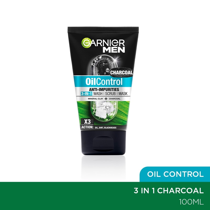Oil Control 3 in 1 Charcoal 100ml