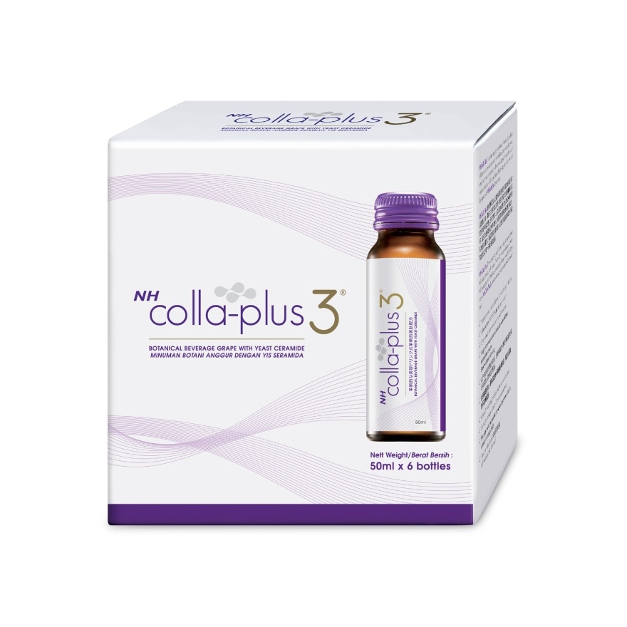 Colla Plus 3 &  Yeast Ceramide 50ml X 6's