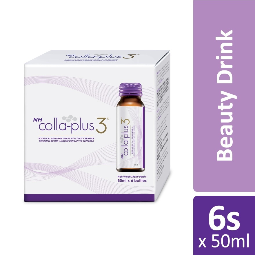 Colla Plus 3 &  Yeast Ceramide 50ml X 6's