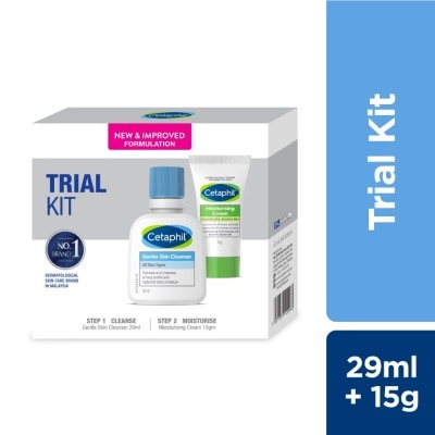 CETAPHIL Trial Kit (Cleanser 29ml+Moisturizing Cream 15g)