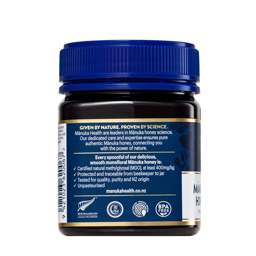 MGO400+ MANUKA HONEY 250G