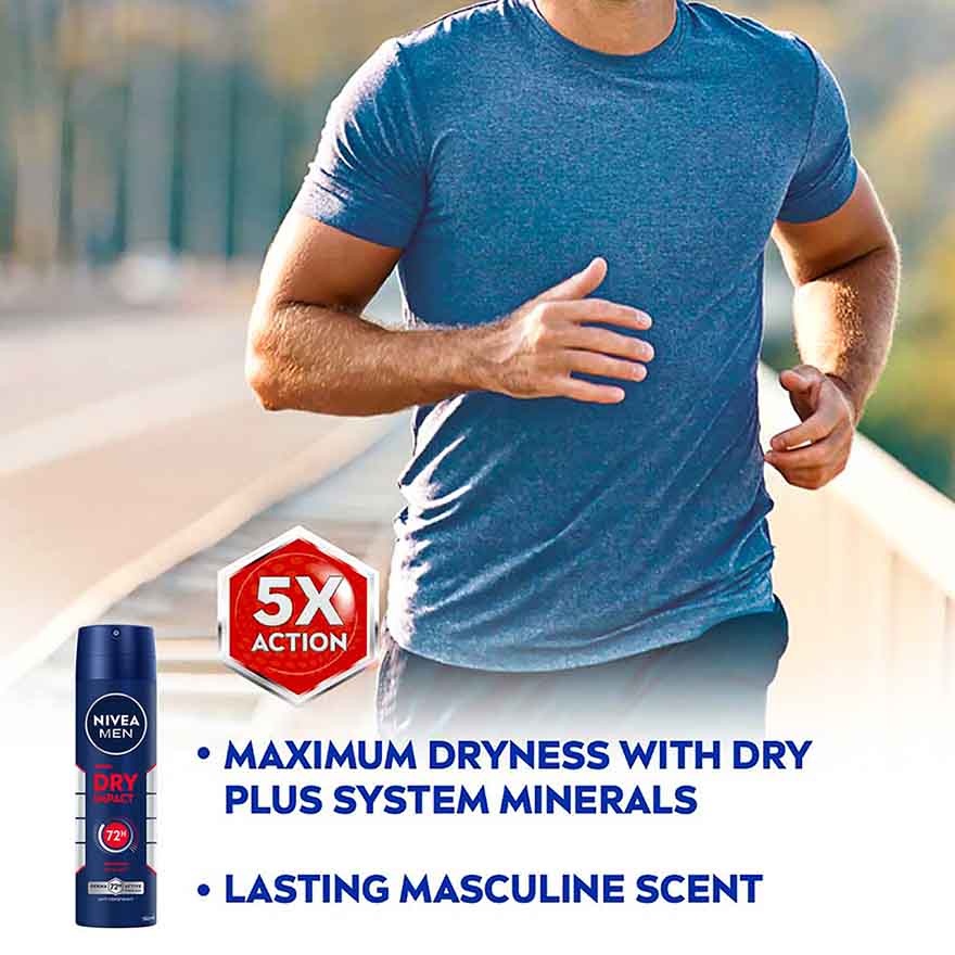 Deodorant Dry Spray Twin Pack 2x150ml image