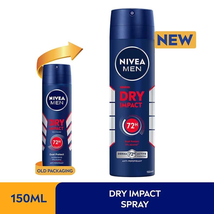 Deodorant Dry Spray Twin Pack 2x150ml