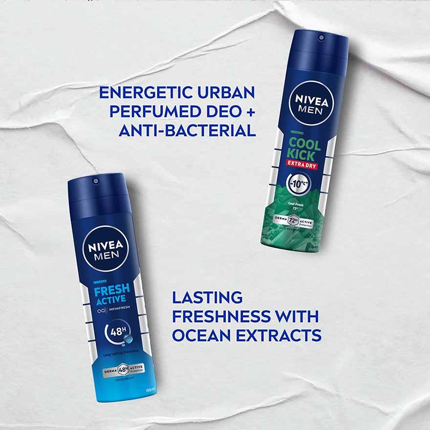 Deodorant Dry Spray Twin Pack 2x150ml image