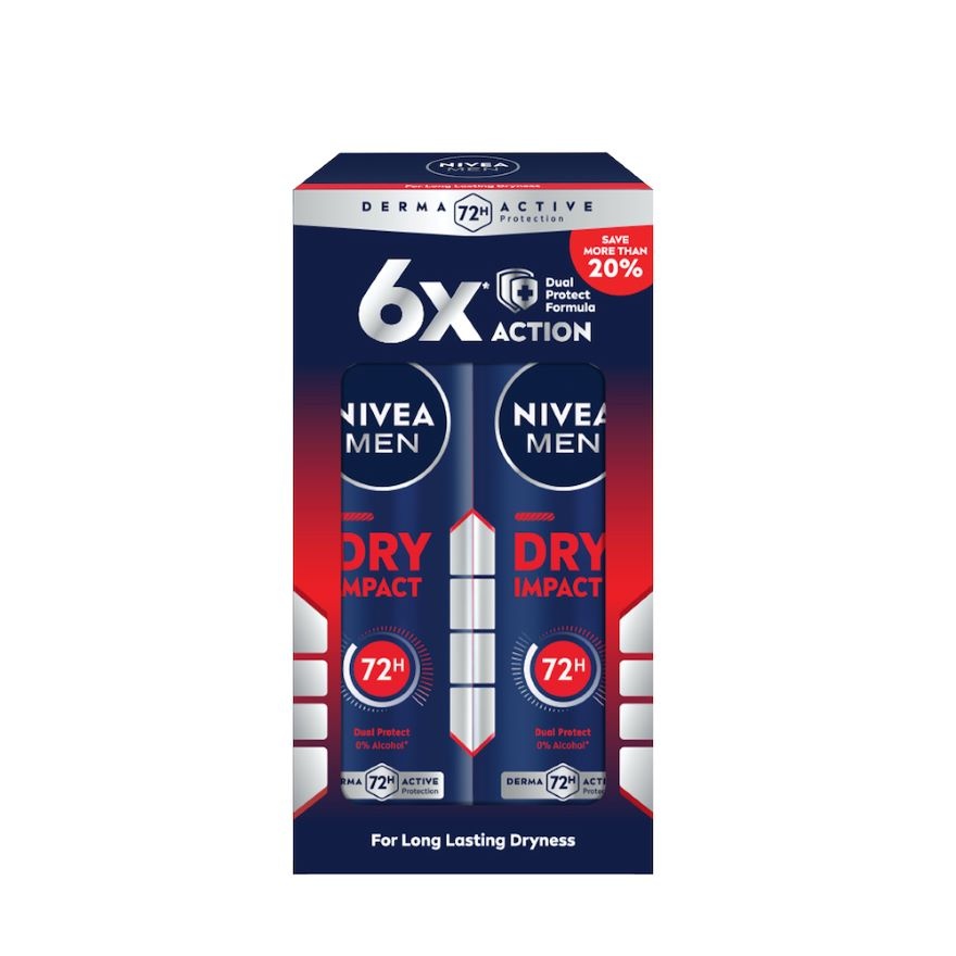 Deodorant Dry Spray Twin Pack 2x150ml image