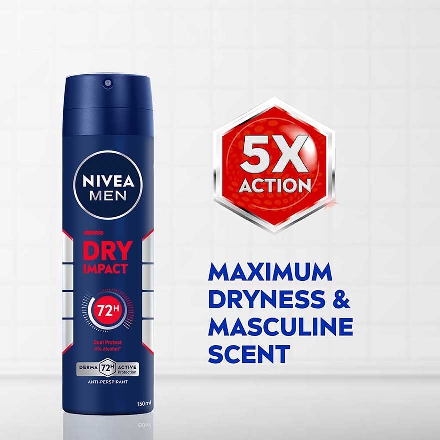 Deodorant Dry Spray Twin Pack 2x150ml image