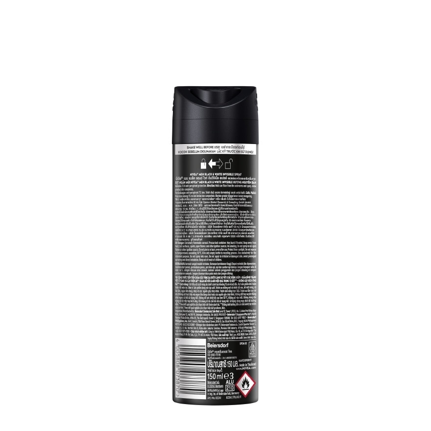 Deodorant Black & White Spray 2x150ml