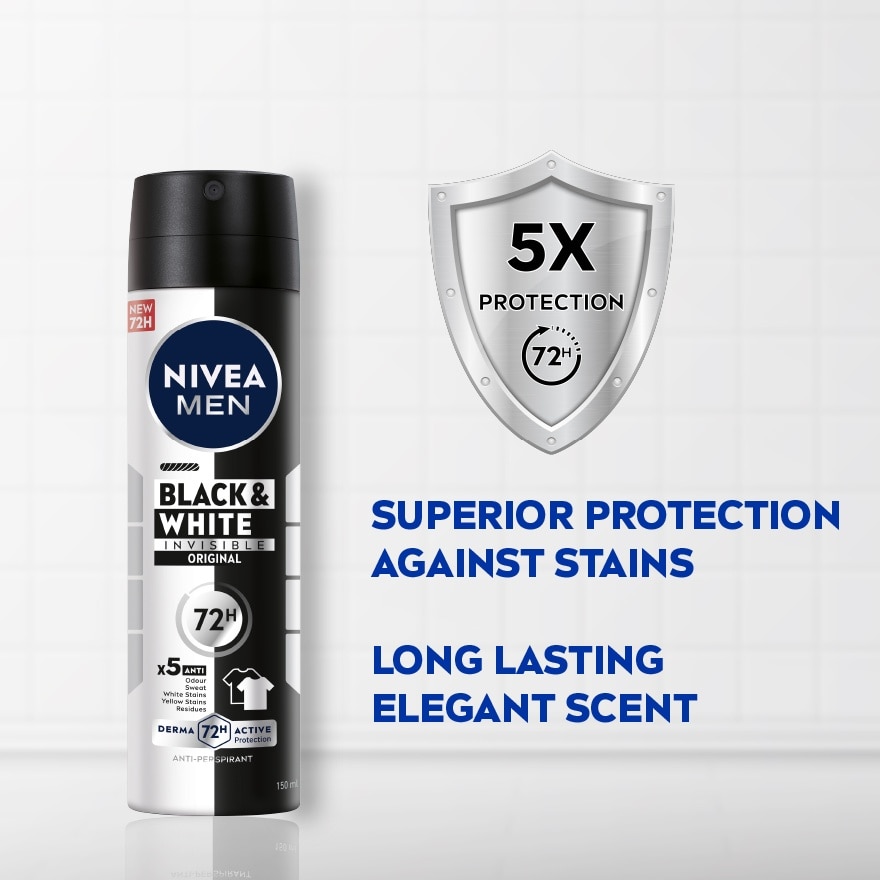 Deodorant Black & White Spray 2x150ml