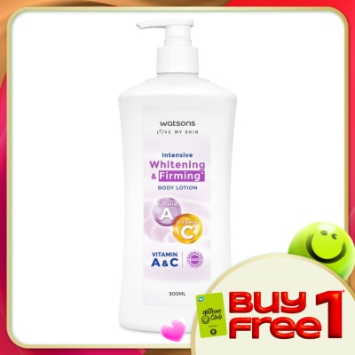 WATSONS - Intensive Whitening & Firming Body Lotion 500ml