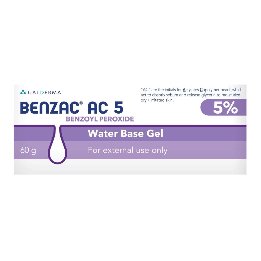 Moderate Acne Gel 5% 60g