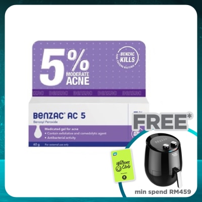 BENZAC Moderate Acne Gel 5% 60g