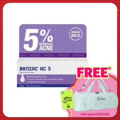 BENZAC Moderate Acne Gel 5% 60g