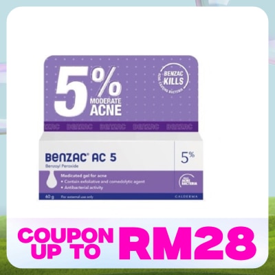 BENZAC Moderate Acne Gel 5% 60g