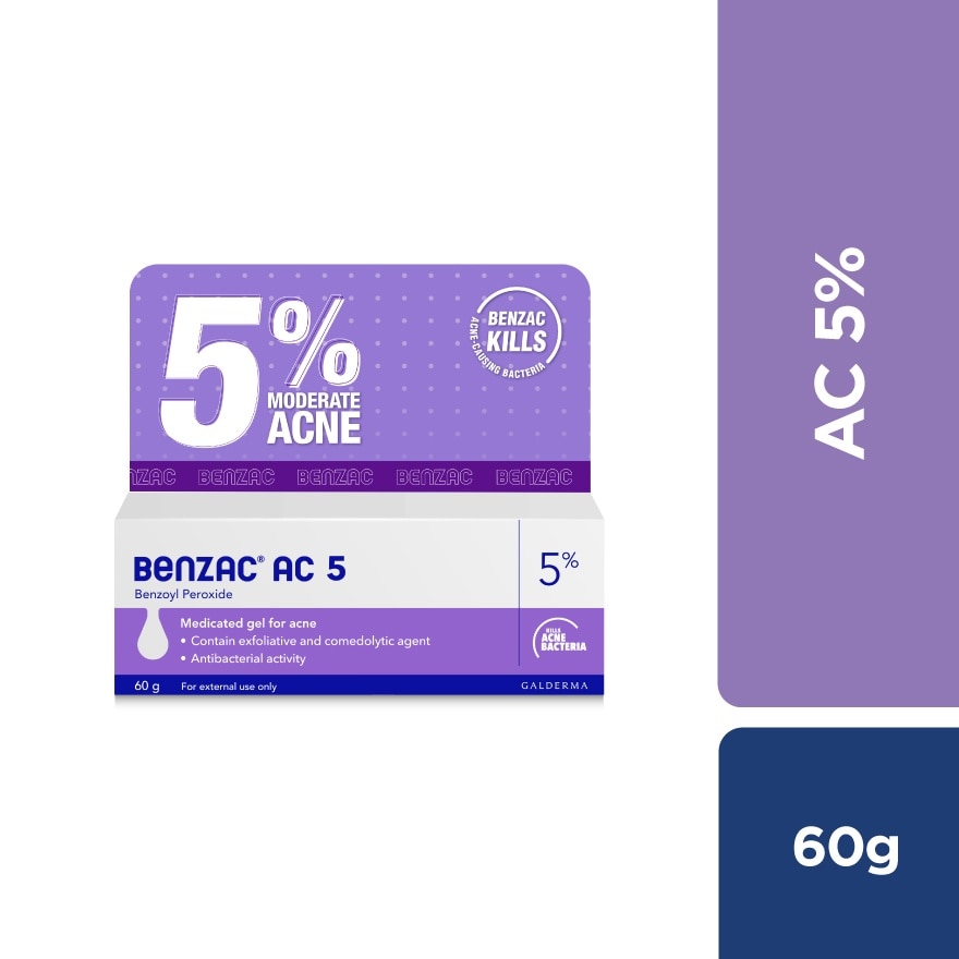 Moderate Acne Gel 5% 60g