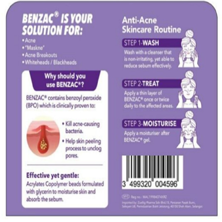  MAL:</p><p>BENZAC AC 5 60g