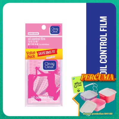 CLEAN & CLEAR - Oil Control Film Pink 50's x 2's