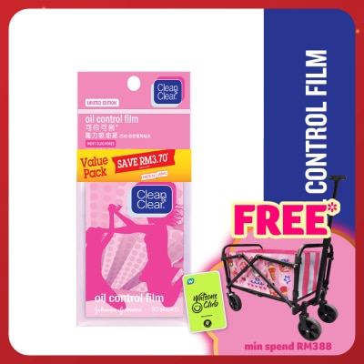 CLEAN & CLEAR Oil Control Film Pink 50's x 2's