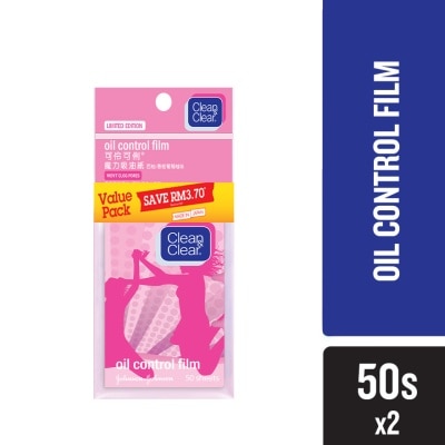 CLEAN & CLEAR Oil Control Film Pink 50's x 2's