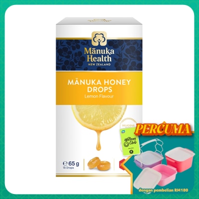 MANUKA HEALTH - Manuka Health Manuka Honey Drops Mgo400+ With Lemon 15S
