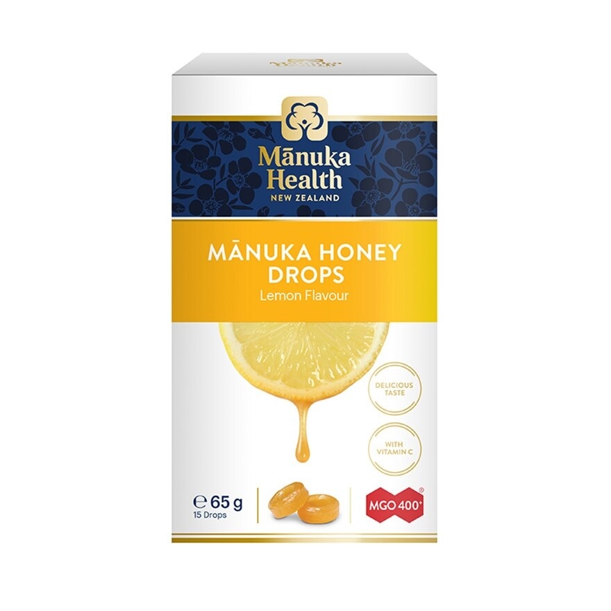 MANUKA HONEY DROPS WITH LEMON 15S