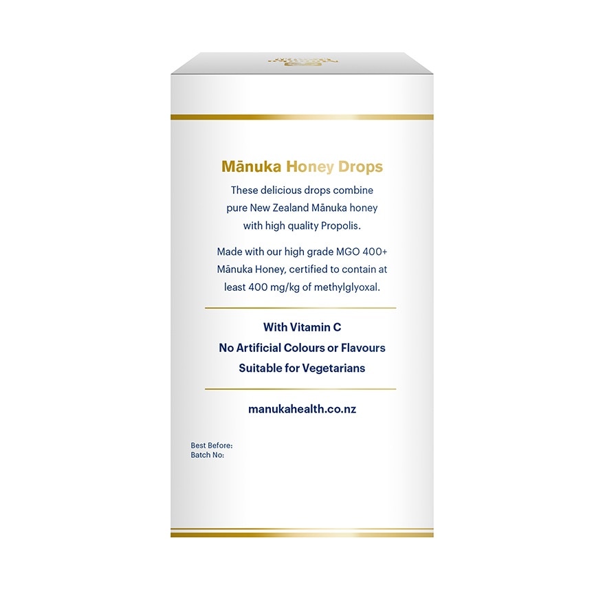 Manuka Health Manuka Honey Drops Mgo400+ With Propolis 15S