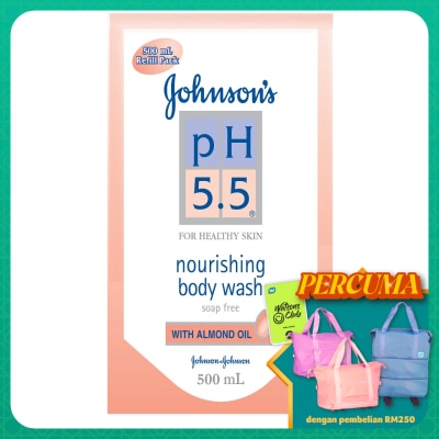 JOHNSON'S - pH 5.5 Almond Oil Body Wash Refill 500ml