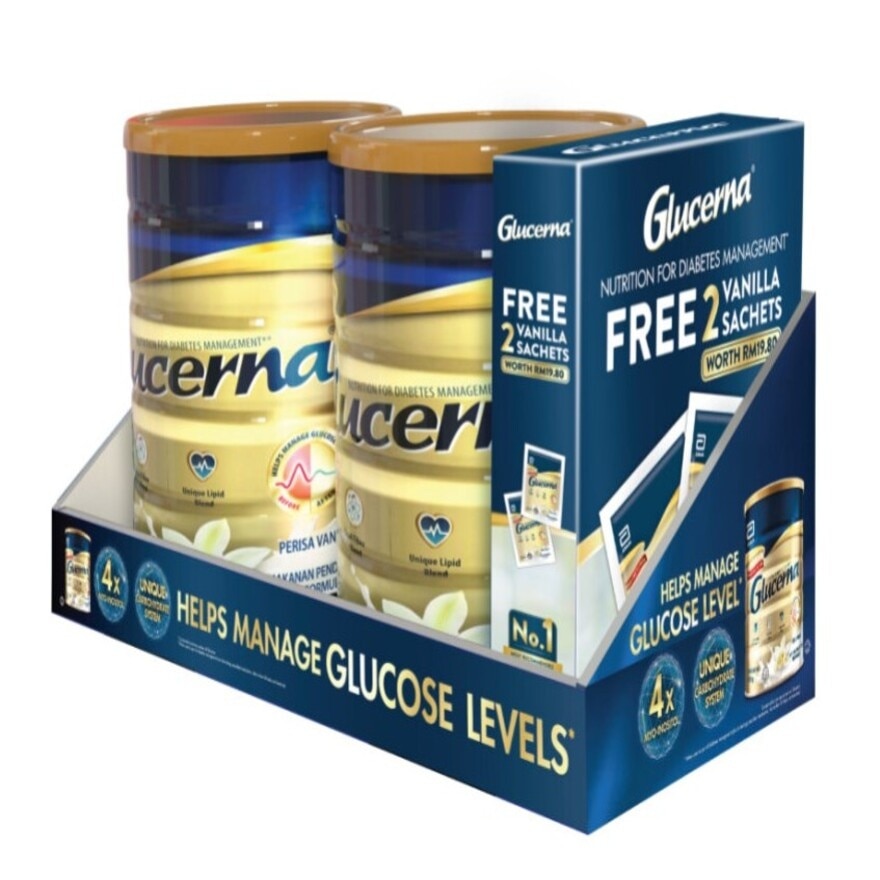 Diabetes-Specific Formula - Vanilla 800gx2 FOC 2 Sachets