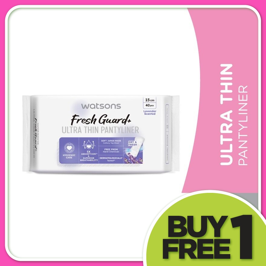 Ultra Thin Pantyliner 15cm 40's