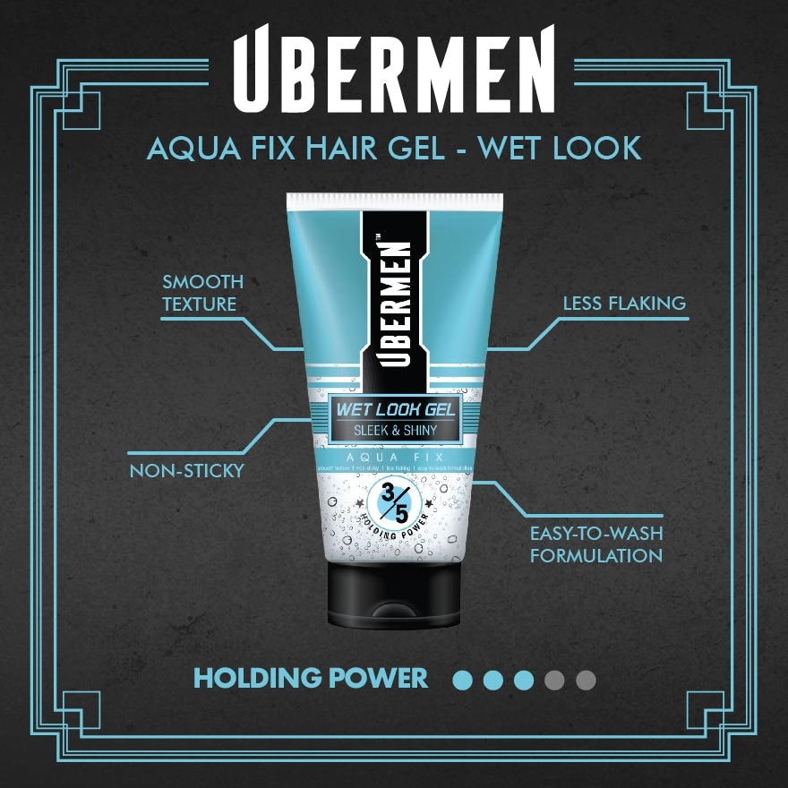 Ubermen Aqua Wet Look Gel 150ml