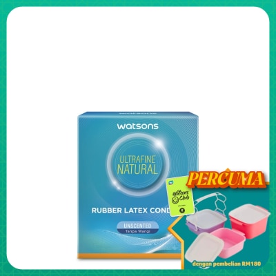 WATSONS - Ultrafine Condoms 1 x 3's