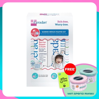 CERADAN Ceradan Skin Repair Cream 30G and Ceradan Moisturising Body Wash 30ml