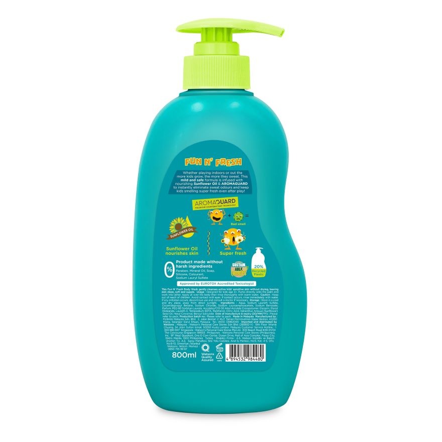Fun n Fresh Kids Body Wash 800ml