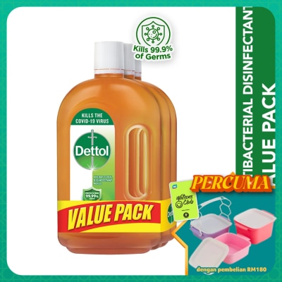 DETTOL - Antiseptic Liquid Value Pack 750ml x3