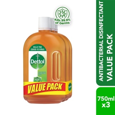 DETTOL Antiseptic Liquid Value Pack 750ml x3