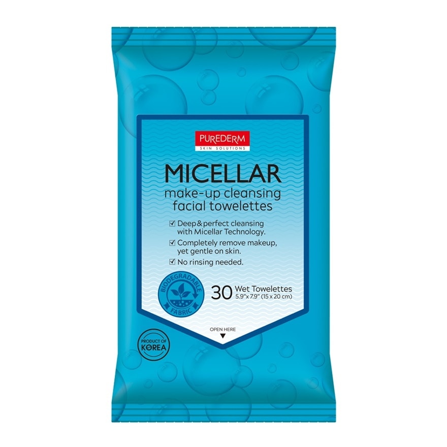 Micellar Make-Up Cleansing Facial Towelettes 30S