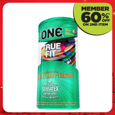 ONE TRUE FIT LATEX CONDOM 12'S