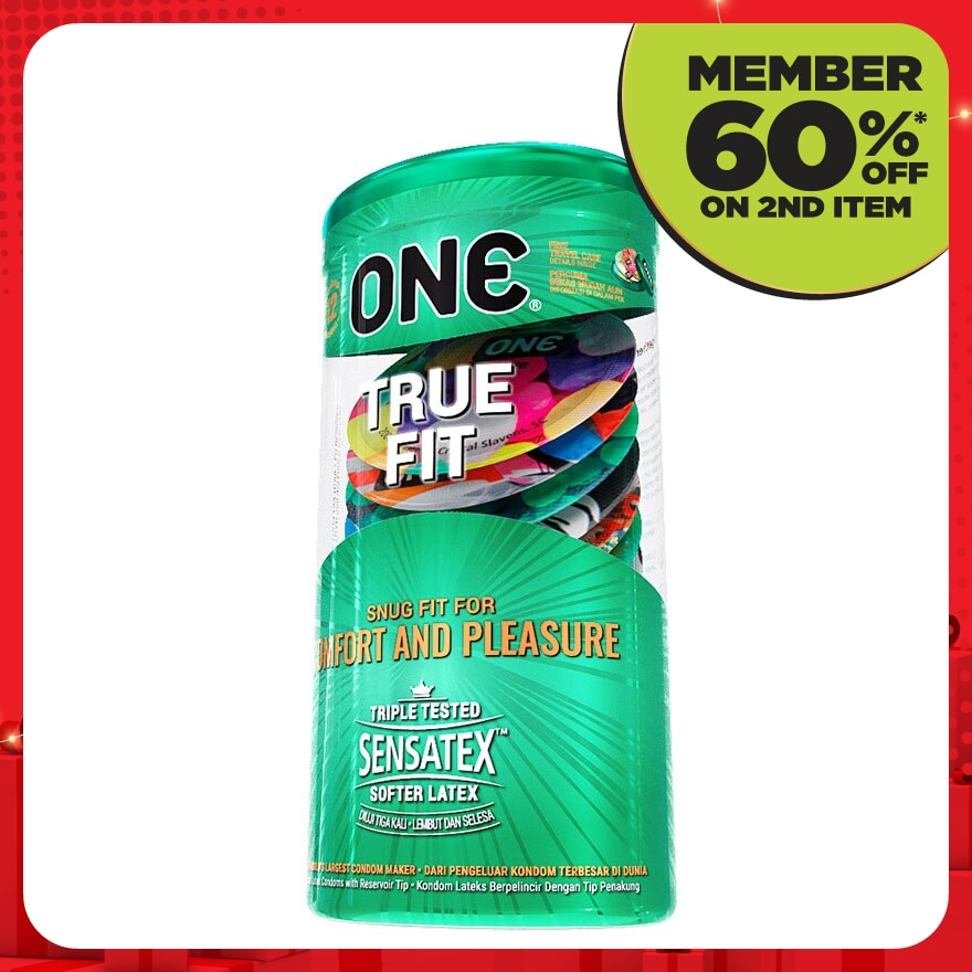 TRUE FIT LATEX CONDOM 12'S