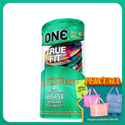 ONE TRUE FIT LATEX CONDOM 12'S